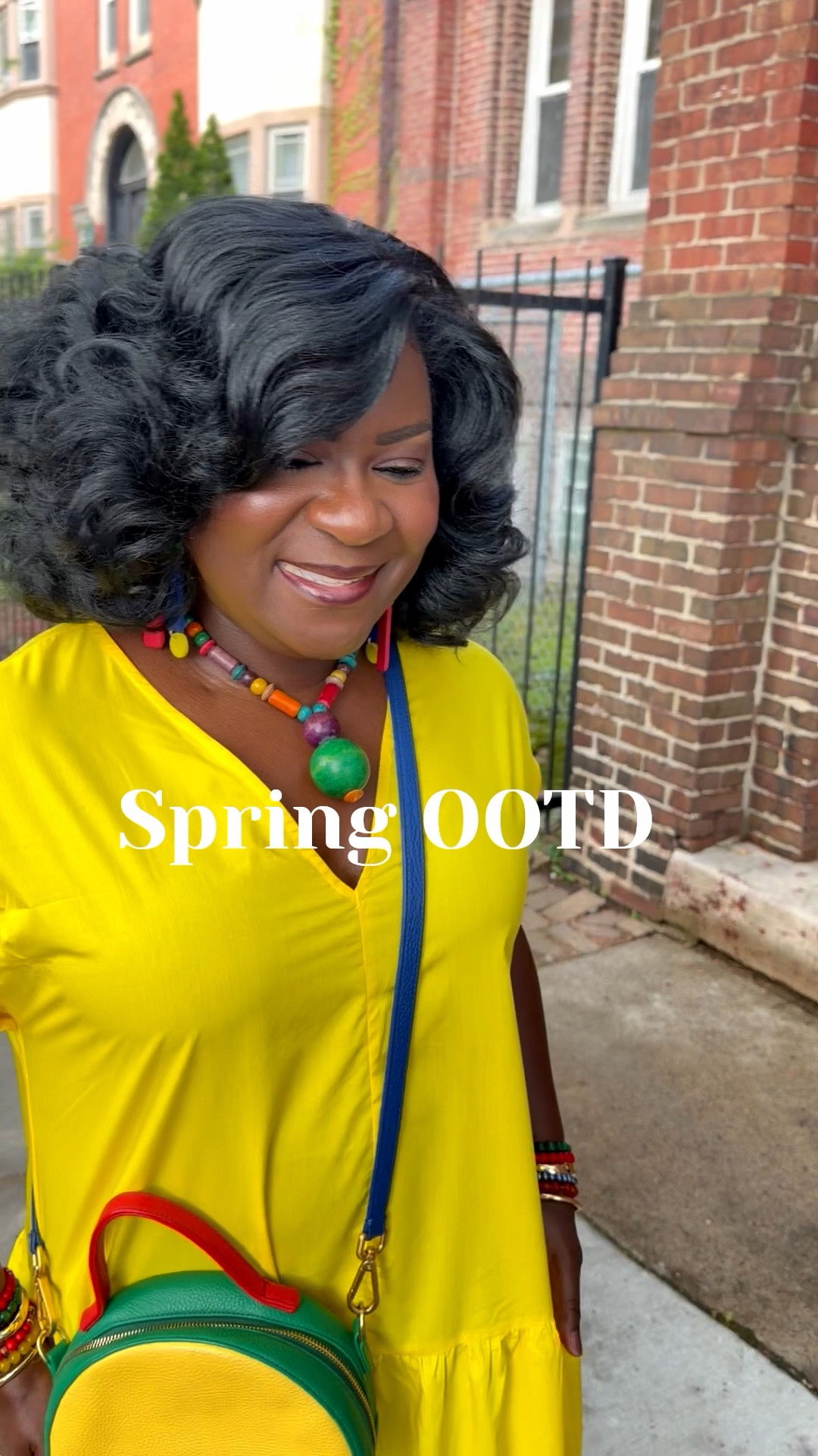 A beautiful maxi dress with colorful accessories for a lovely spring OOTD. Exact and Similar items linked below 👇🏾 

#LTKdayinmylife #LTKootd #LTKOver40