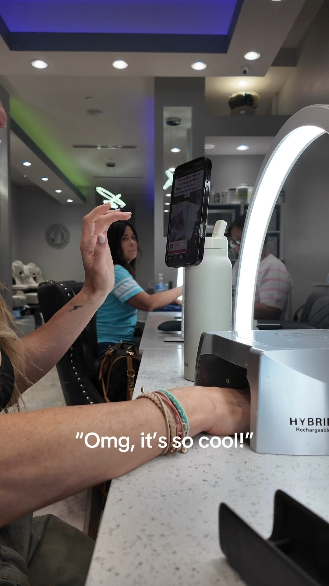 This conversation happens every time I’m at the nail salon! 

￼ if you’re trying to have better posture, keep your neck straight when you’re looking at your phone instead of looking down all the time and getting technic. This is the water bottle +tripod  for you.

#LTKdayinmylife #LTKselfcare #LTKstorytime