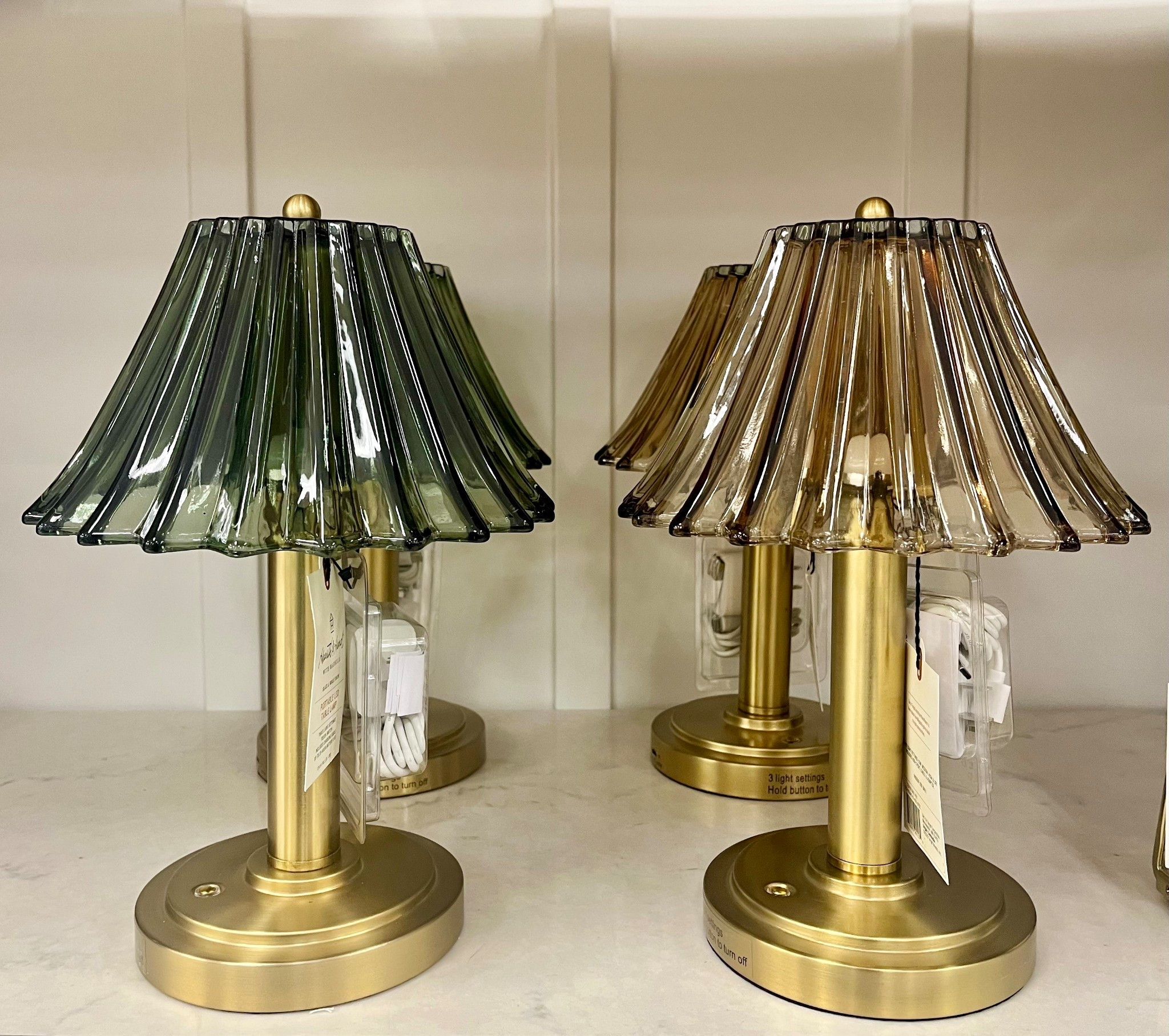 Cordless/rechargeable lamps from Target. Holds a charge for a long time and fits under kitchen 
cabinets

#LTKSeasonal #LTKHoliday #LTKHome