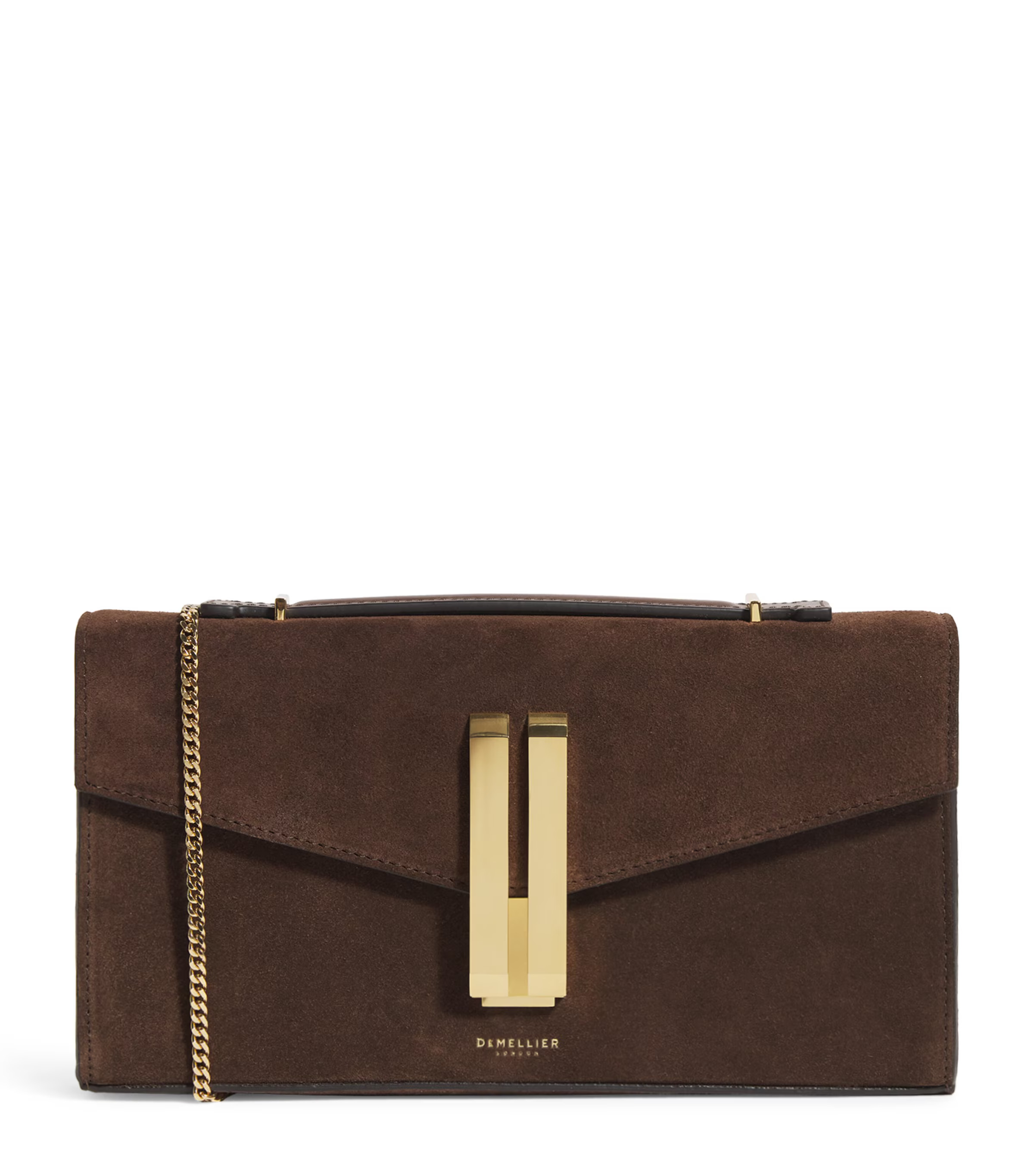 Brown Suede Vancouver Clutch Bag | Harrods
