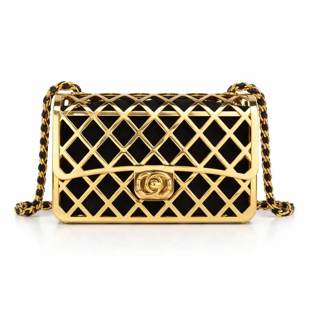 Blair Yellow Gold Clutch | Anna Zuckerman