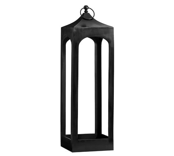 Caleb Lantern - Black | Pottery Barn (US)
