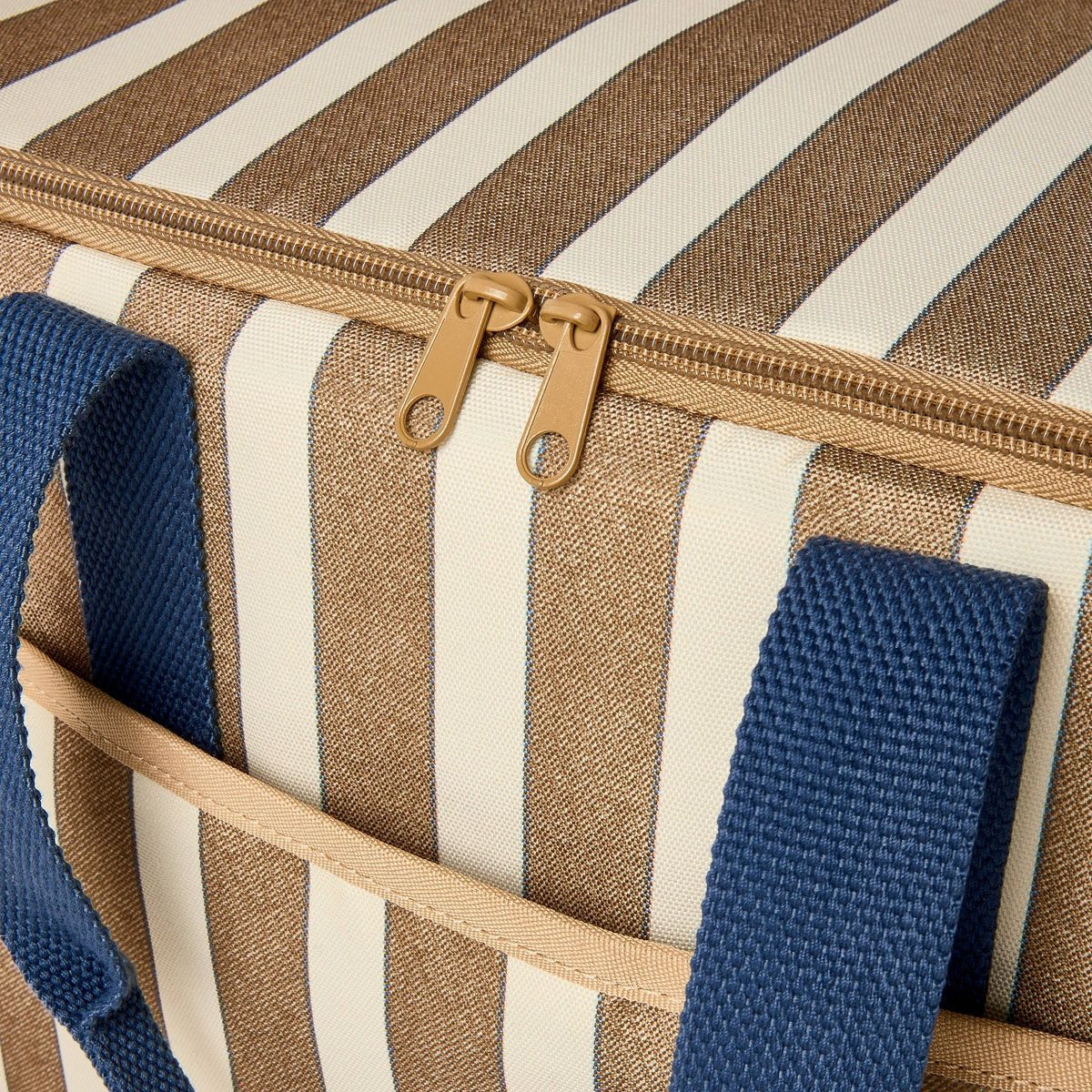 Soft Sided Cooler Sour Cream/Toffee Stripe - Hearth & Hand™ with Magnolia | Target