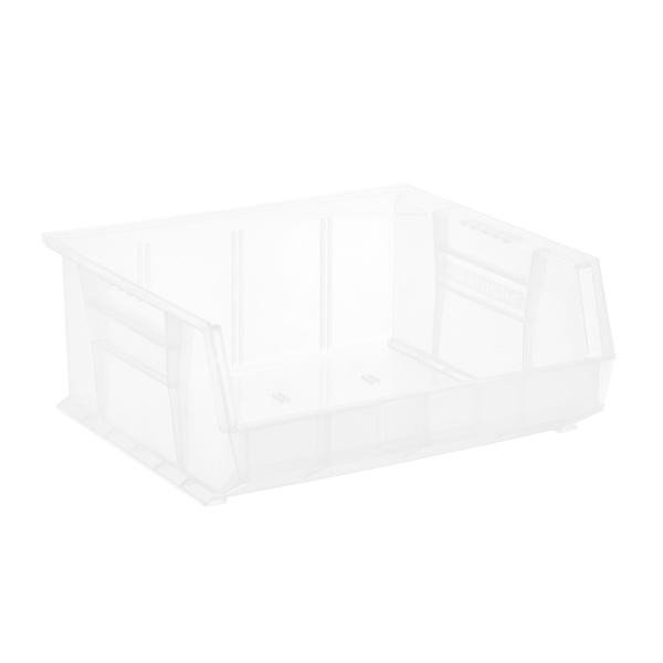 Utility Extra Wide Stackable Plastic Bins | The Container Store
