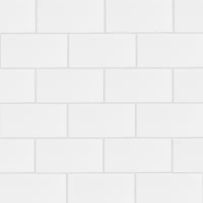 Satori Hudson Brilliant White Glossy 3-in x 6-in Glazed Ceramic Subway Wall Tile | Lowe's