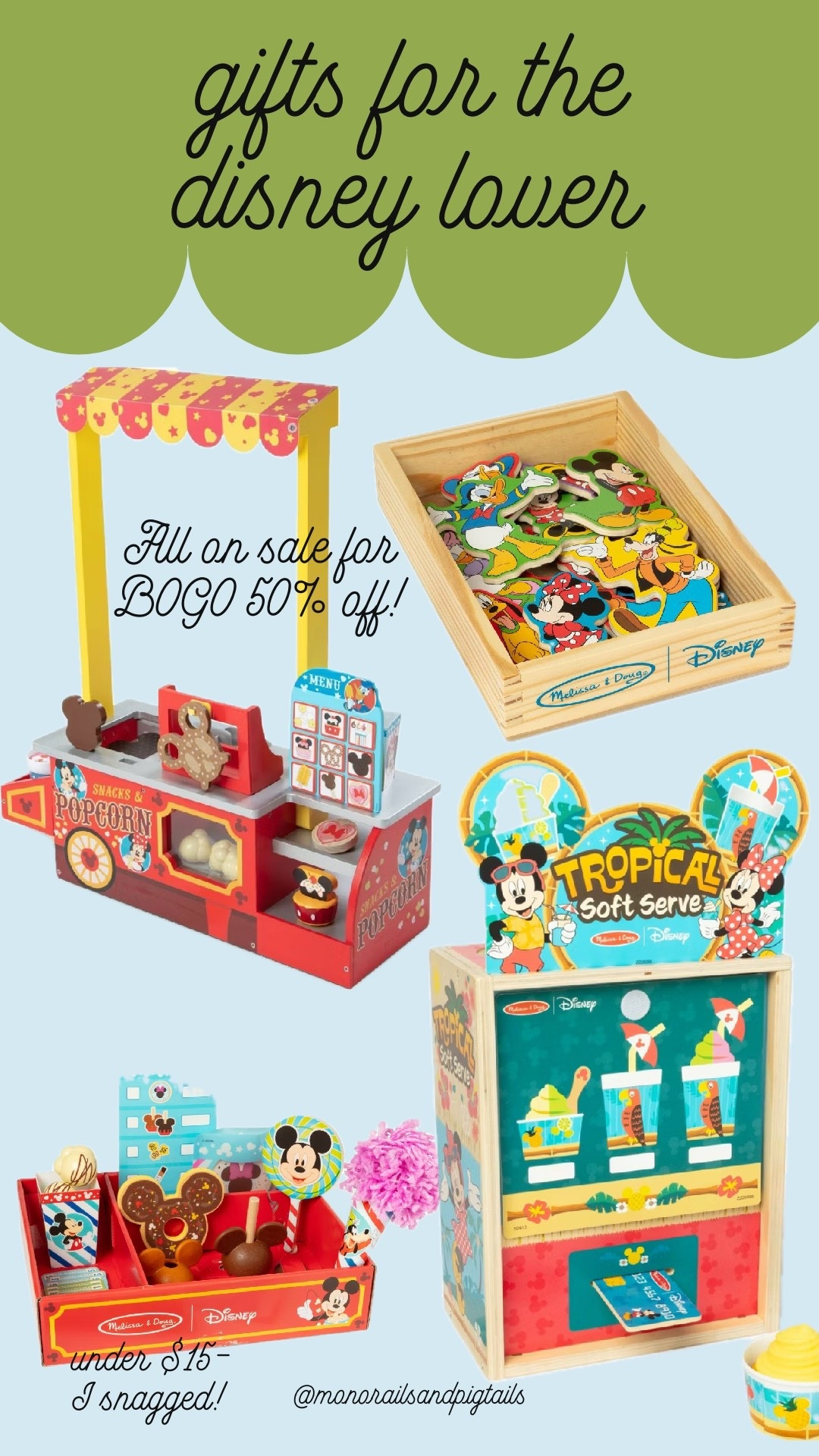 gift ideas for the littlest disney fans! I love Melissa and Doug & no secret I love Disney! These are on sale at Target for BOGO 50% off! 

#LTKCyberWeek #LTKGiftGuide #LTKHoliday