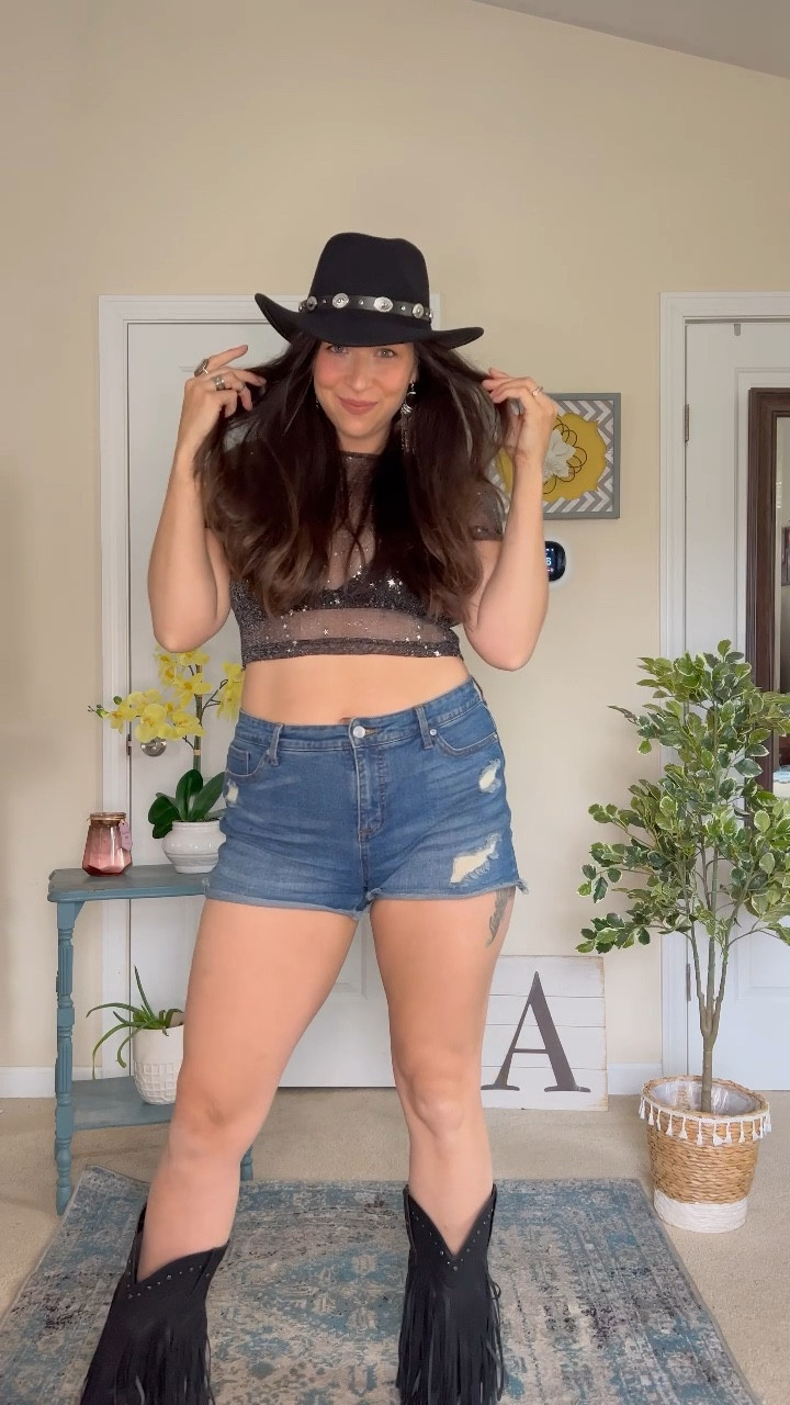 GRWM: country concert edition 🤠.  Country concert outfit summer.  Country festival outfit.  Nashville night outfits.  Cowboy boots outfit.  Cowboy hat.

#LTKcurves #LTKunder50 #LTKstyletip