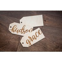 Custom Engraved Wooden Tags - Personalization Available | Etsy (US)