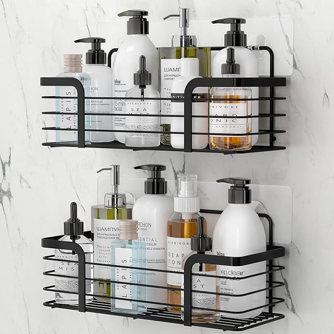 ODesign Shower Caddy Basket Shelf for Shampoo Conditioner Adhesive Bathroom Storage Organizer SUS... | Amazon (US)