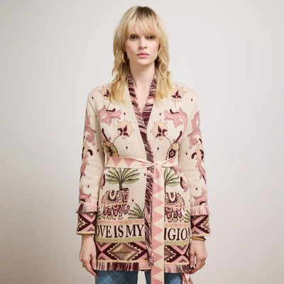 Nandita Cardigan Pink | Hayley Menzies UK