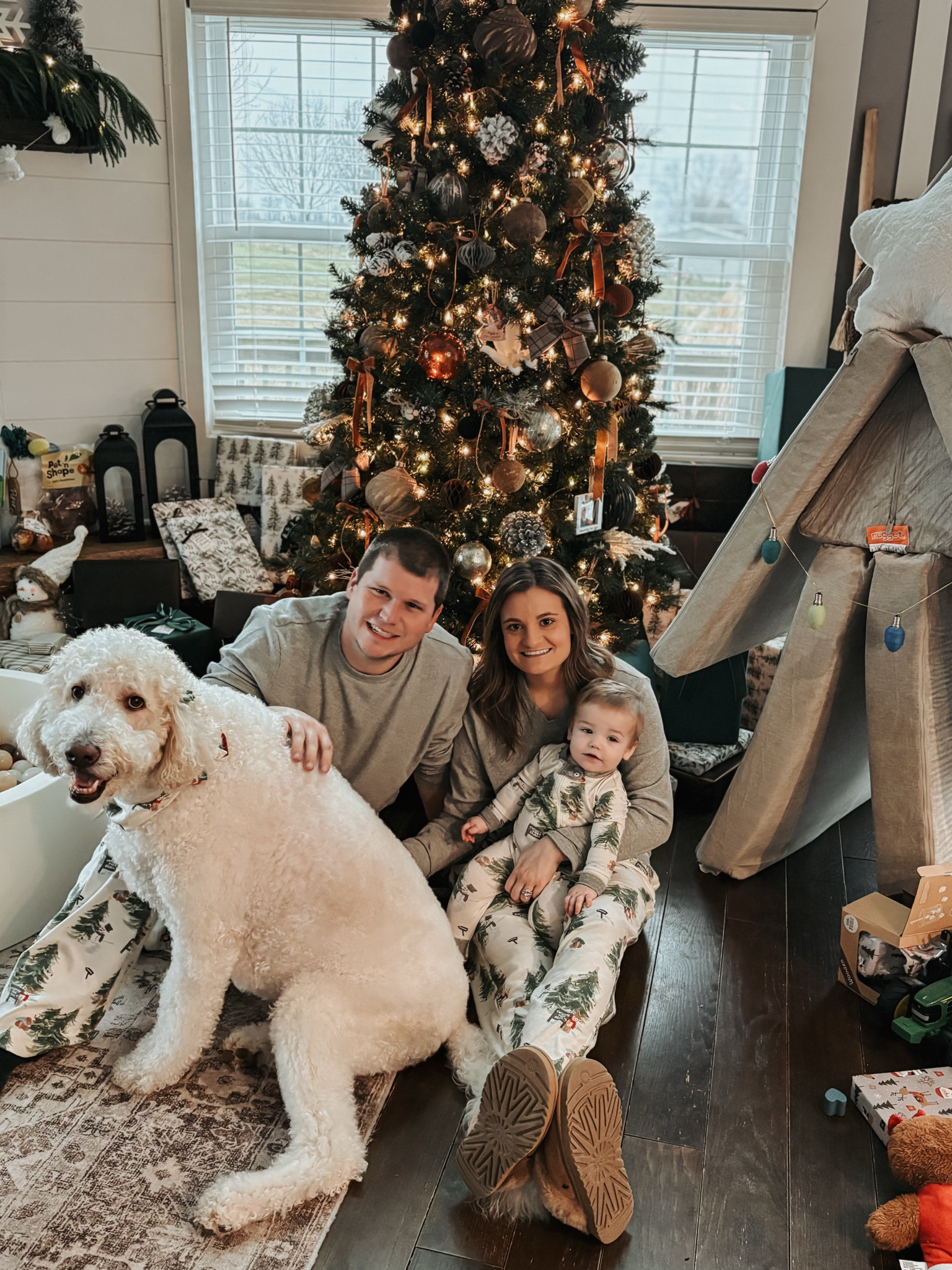 Family Christmas pajamas 

#LTKSeasonal #LTKFamily #LTKFindsUnder100