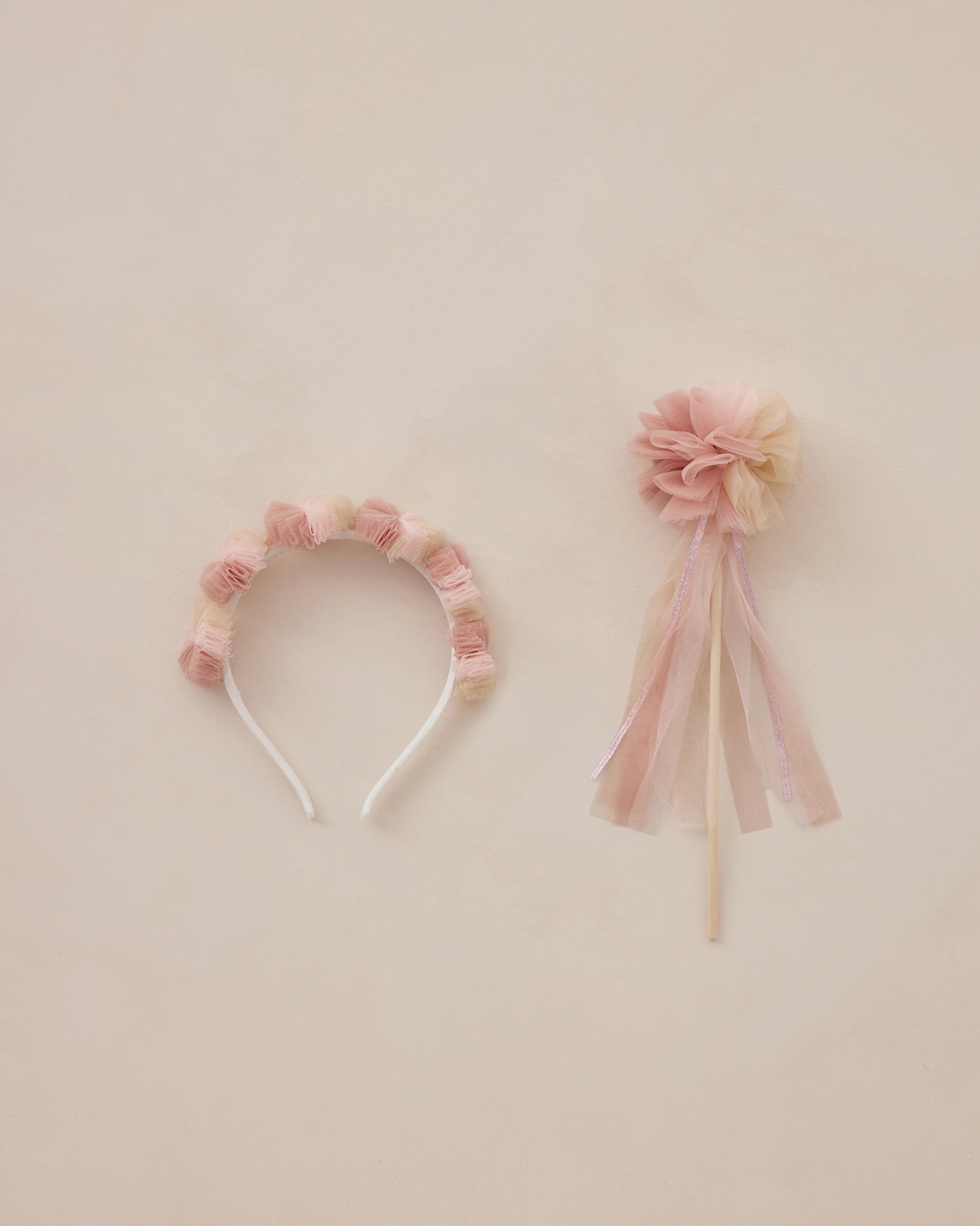 Pom Pom Crown + Wand | Pink Ombre | Rylee + Cru
