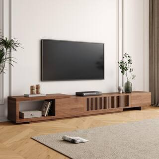 78"-103" Retracted Extendable TV Stand | The Home Depot
