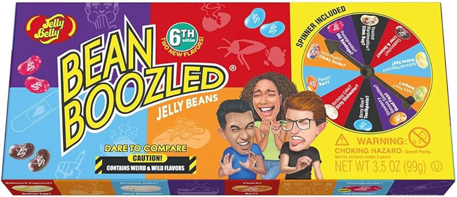Jelly Belly BeanBoozled Spinner Gift Box, 6th Edition, 3.5 Ounces of Weird & Wild Candy | Amazon (US)