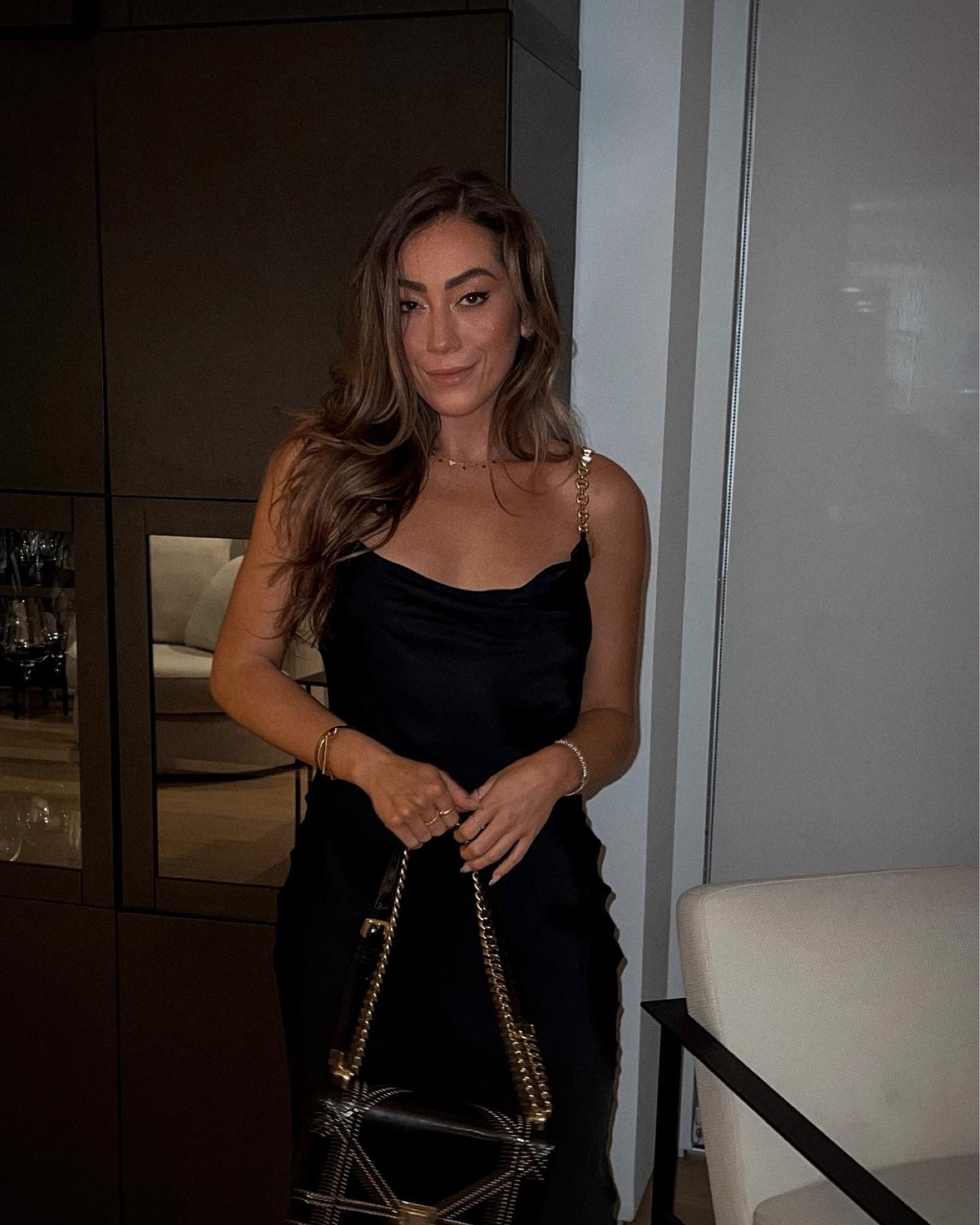 Silk little black dress I wore for last night’s event with Summer Fridays!  Love the chain detailing! It’s also currently half off!


#LTKsalealert #LTKSeasonal #LTKFind