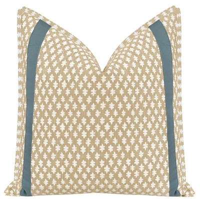 TILLY PRINT // SAND + TAPE TRIM | LITTLE DESIGN LLC
