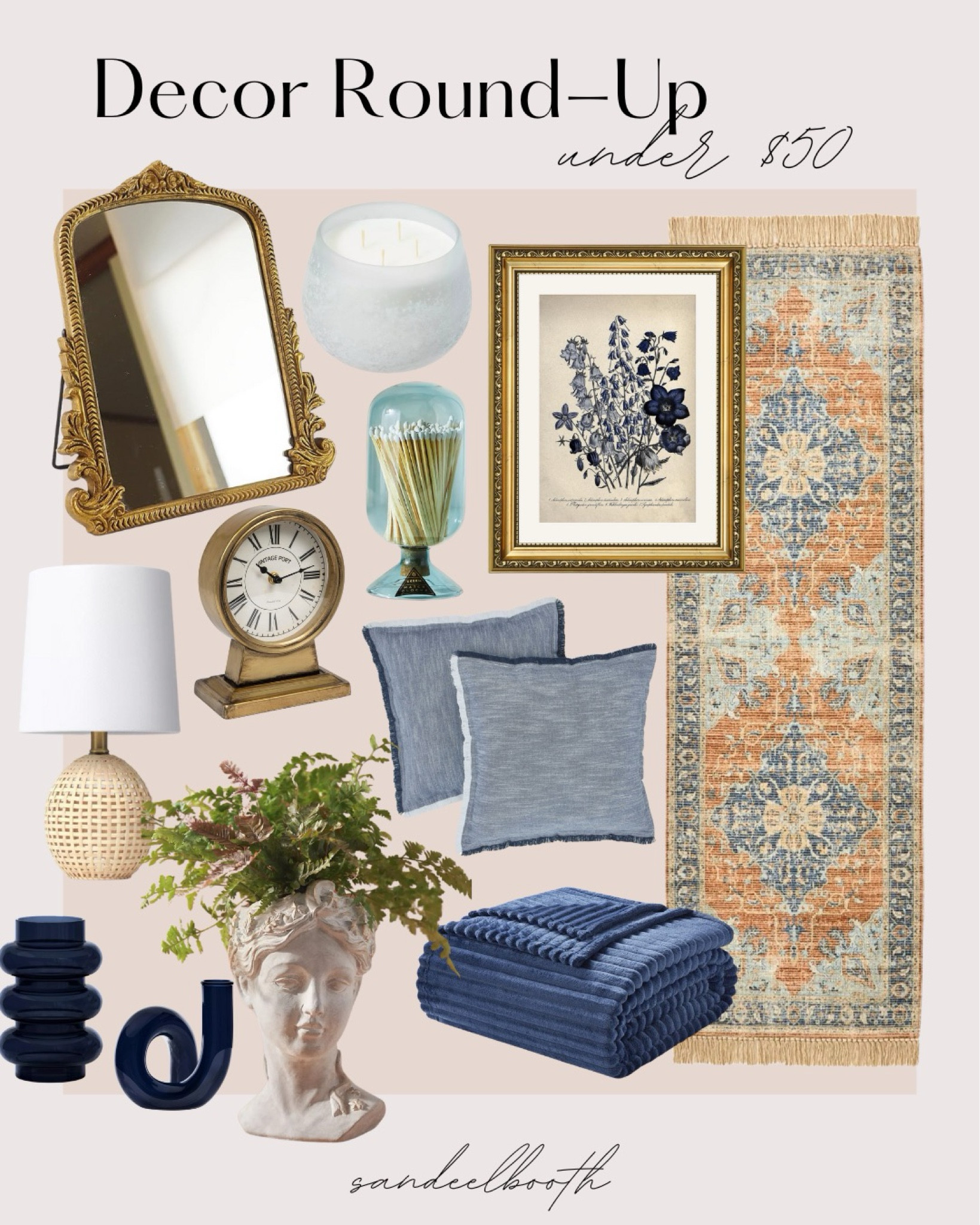 Decor roundup under $50!


Home decor, home decor inspo, home decor finds, affordable home decor, gold mirror, rugs, throw pillows, lamps, living room decor, wall accents

#LTKHome #LTKFindsUnder50 #LTKSeasonal