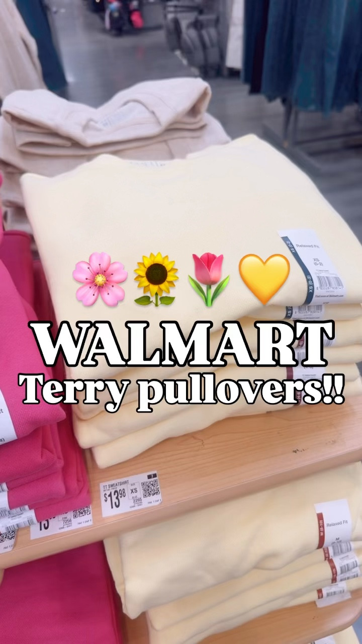 Terry texture is my favorite for Spring & I love the length of these!! 🙌

Walmart
Time & tru
Pullover 

#walmartpartner #walmartfinds #springstyle #lookforless #everydaystyle 