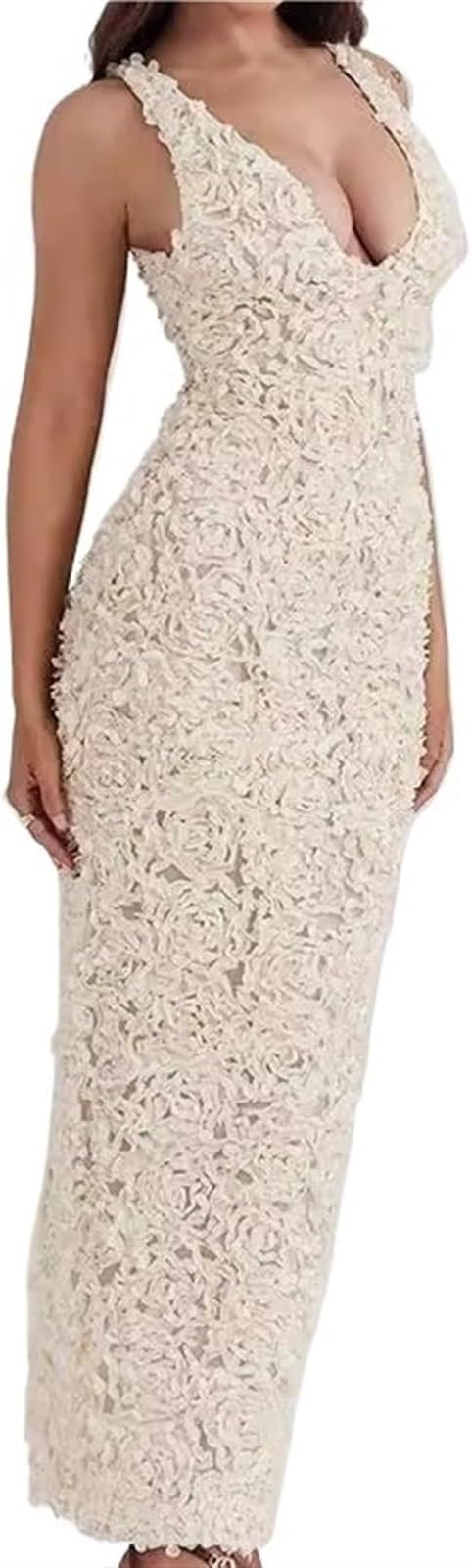 Women's Sexy V-Neck Sleeveless Dress - 2024 Italy Shoulder Strap Open Back Maxi Dress Party Club ... | Amazon (US)