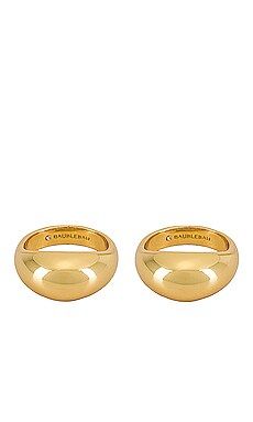 BaubleBar Maro Ring Set of 2 in Gold from Revolve.com | Revolve Clothing (Global)