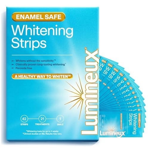 The ONLY whitening strips I use! They are actually effective and genuinely great for sensitive gums.