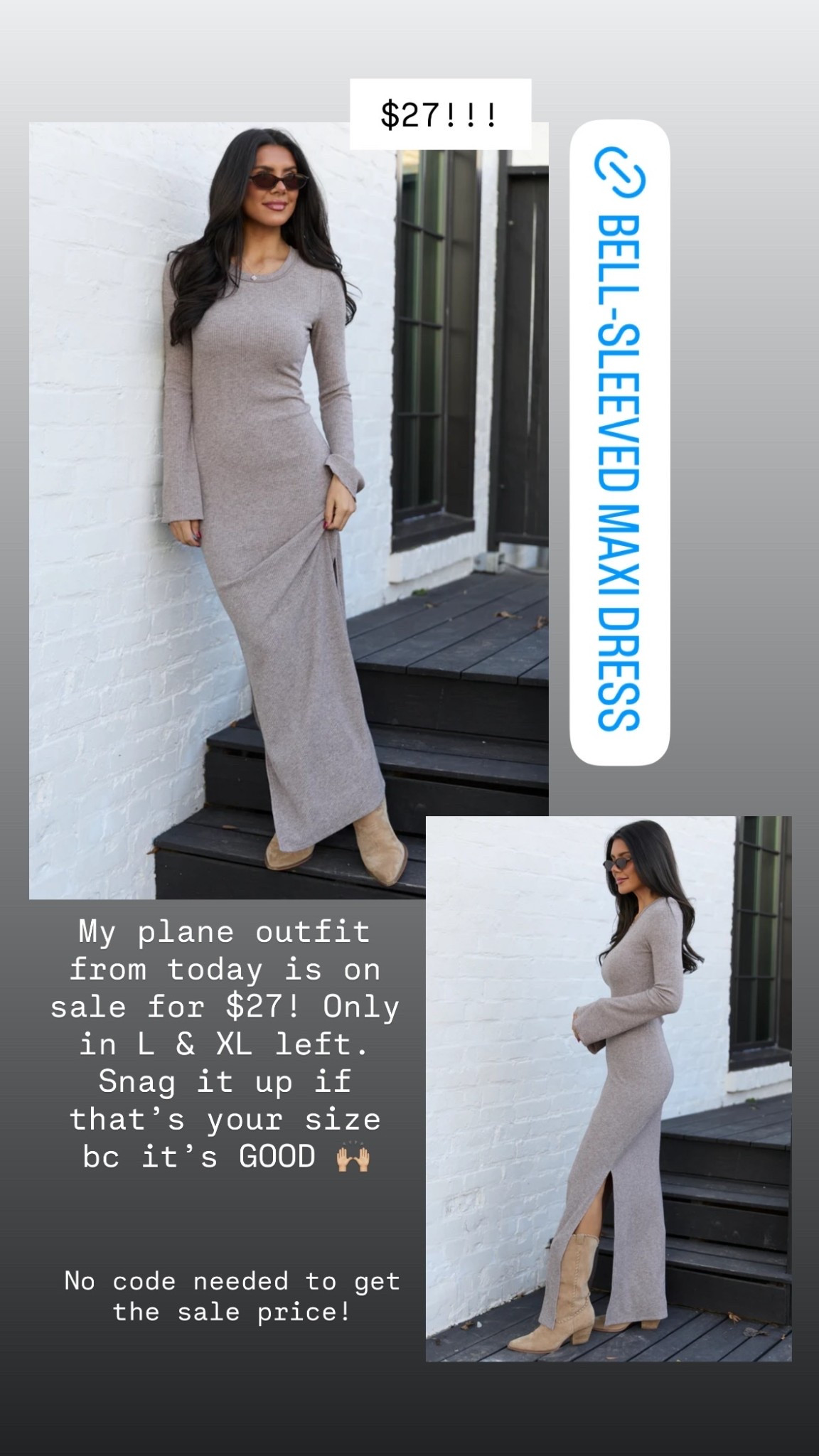 No code needed to get the sale price! $27!!! My plane outfit from today is on sale for $27! Only in L & XL left. Snag it up if that’s your size bc it’s GOOD 🙌🏼

#LTKootd #LTKTravel #LTKSaleAlert