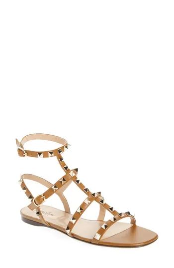 Women's Valentino Garavani Rockstud Gladiator Sandal | Nordstrom