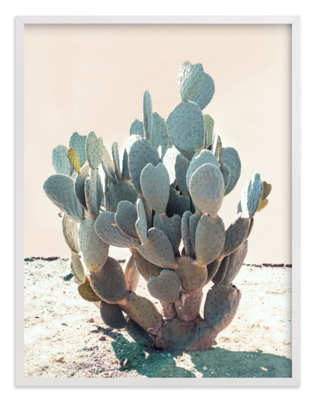 Blue Cactus Art Print | Minted