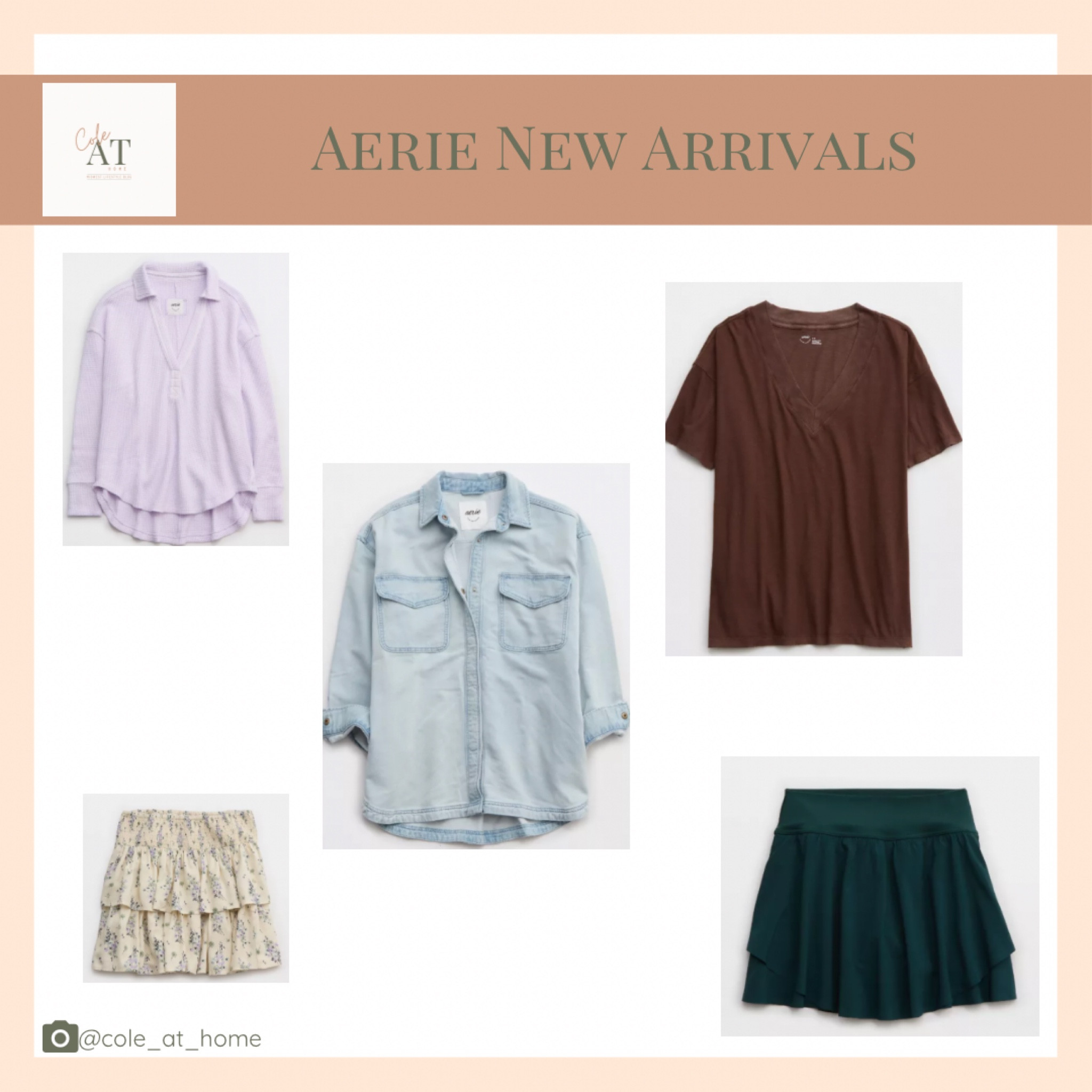 Aerie new arrivals 

Skirt, vacation outfits, resort wear, travel outfit, resort wear 

#LTKfindsunder100 #LTKmidsize