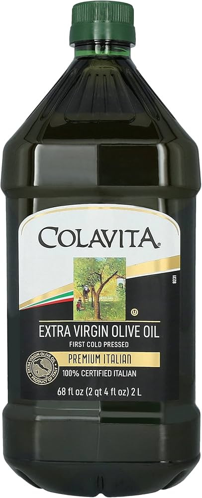 Colavita Premium Italian Extra Virgin Olive Oil, 68 fl. oz. (2 Liters) Jug | Amazon (US)