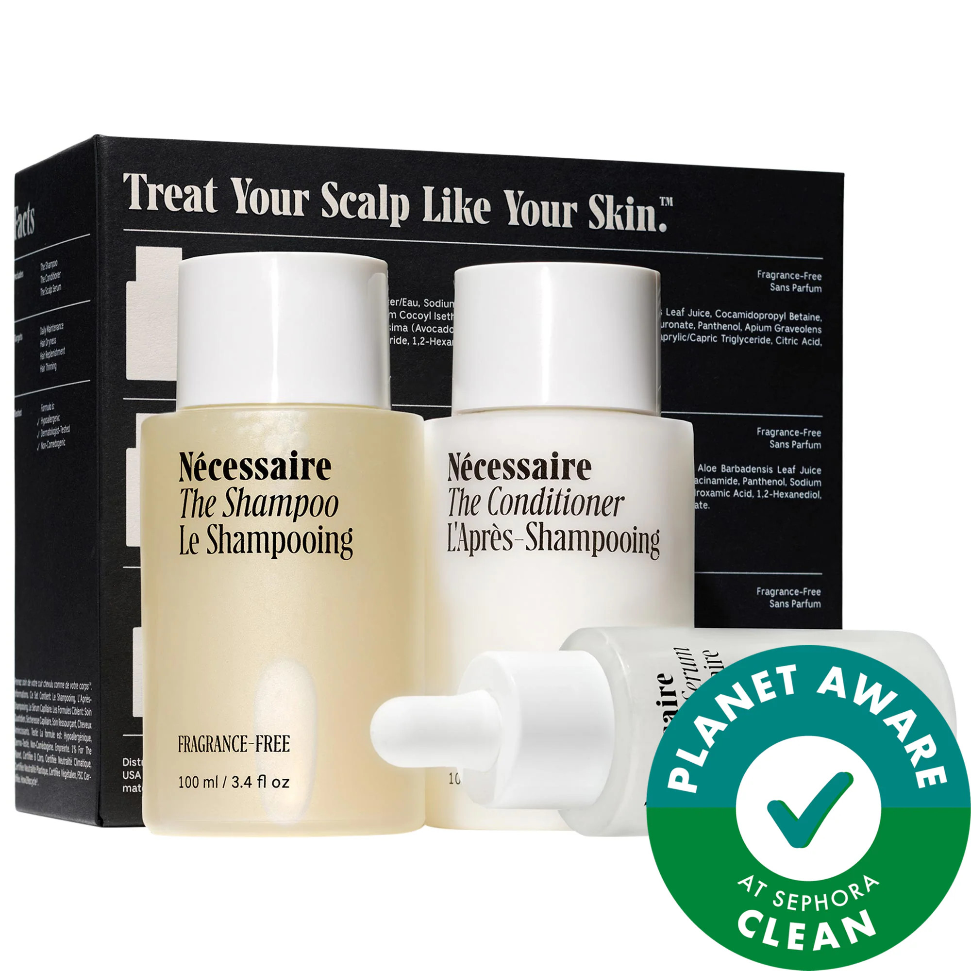 Nécessaire The Hair Essentials - Trial + Travel Set | Sephora (US)