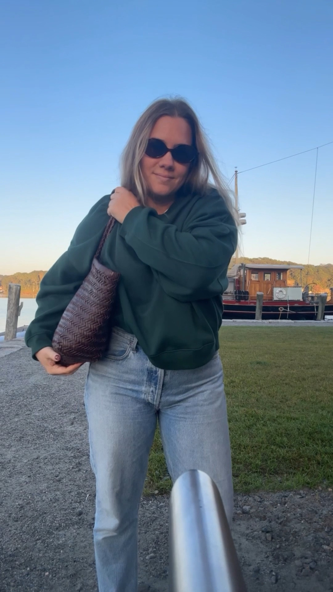 Bag is etsy large dark coffee 12 color

Gap sweatshirt wearing large petite

Agolde jeans

Tuckernuck flats tts hazel velvet

Woven leather bag
Fall bags


#LTKPetite #LTKItBag #LTKActive