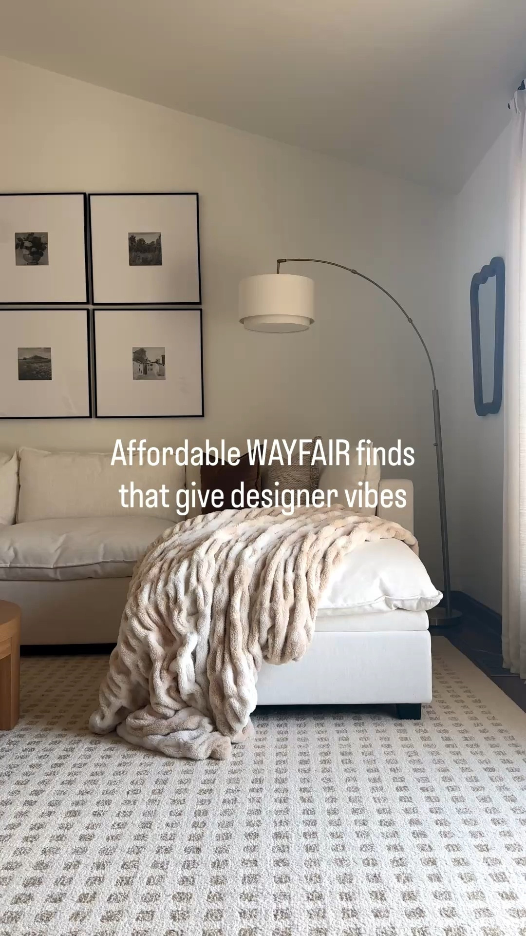 Affordable @Wayfair finds that hive designer vibes 🤍 

#LTKHome #LTKSaleAlert