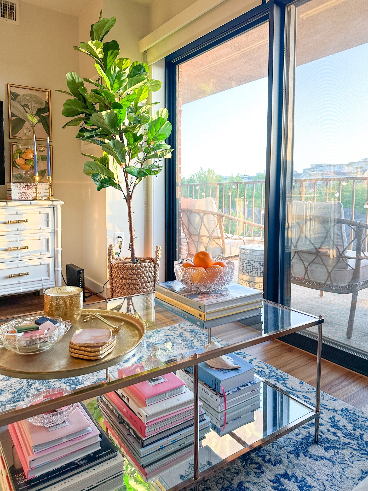 My living room and patio at golden hour 🤍

#LTKHome