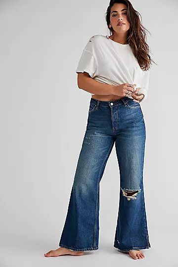CRVY Misfit Flare Jeans | Free People (Global - UK&FR Excluded)