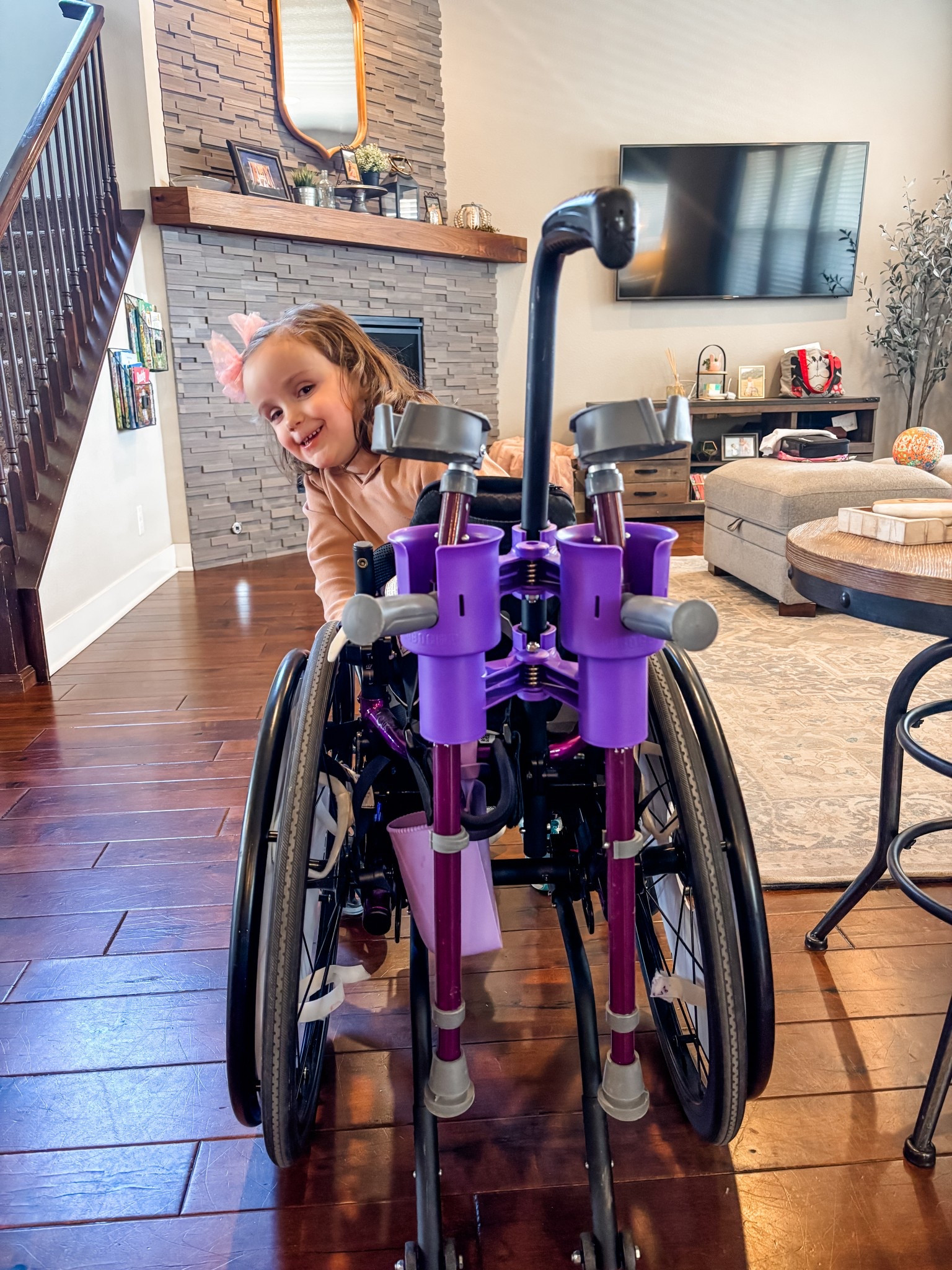 Wheelchair cup holder, crutches holder 

#LTKKids #LTKTravel #LTKFamily