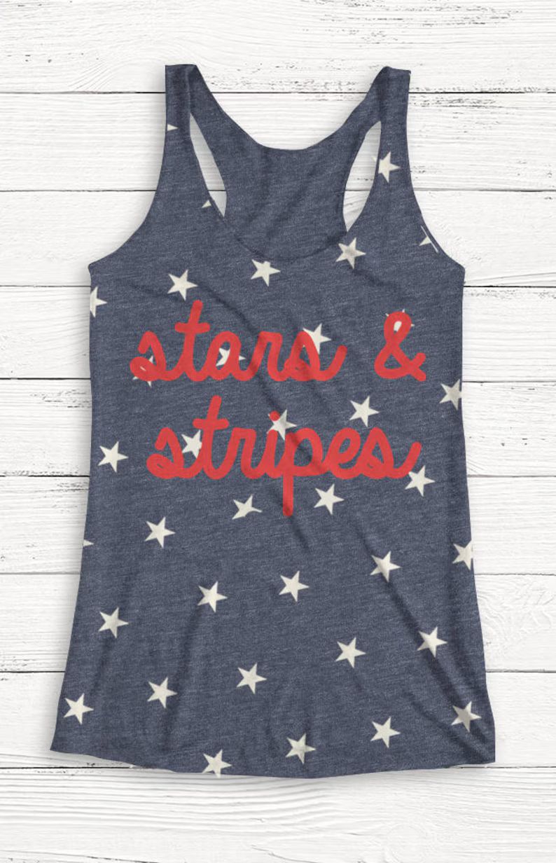 4th of July Tank Top, Stars and Stripes Tank Top, USA Tank Top, America Tank Top, Summer Tank Top... | Etsy (US)