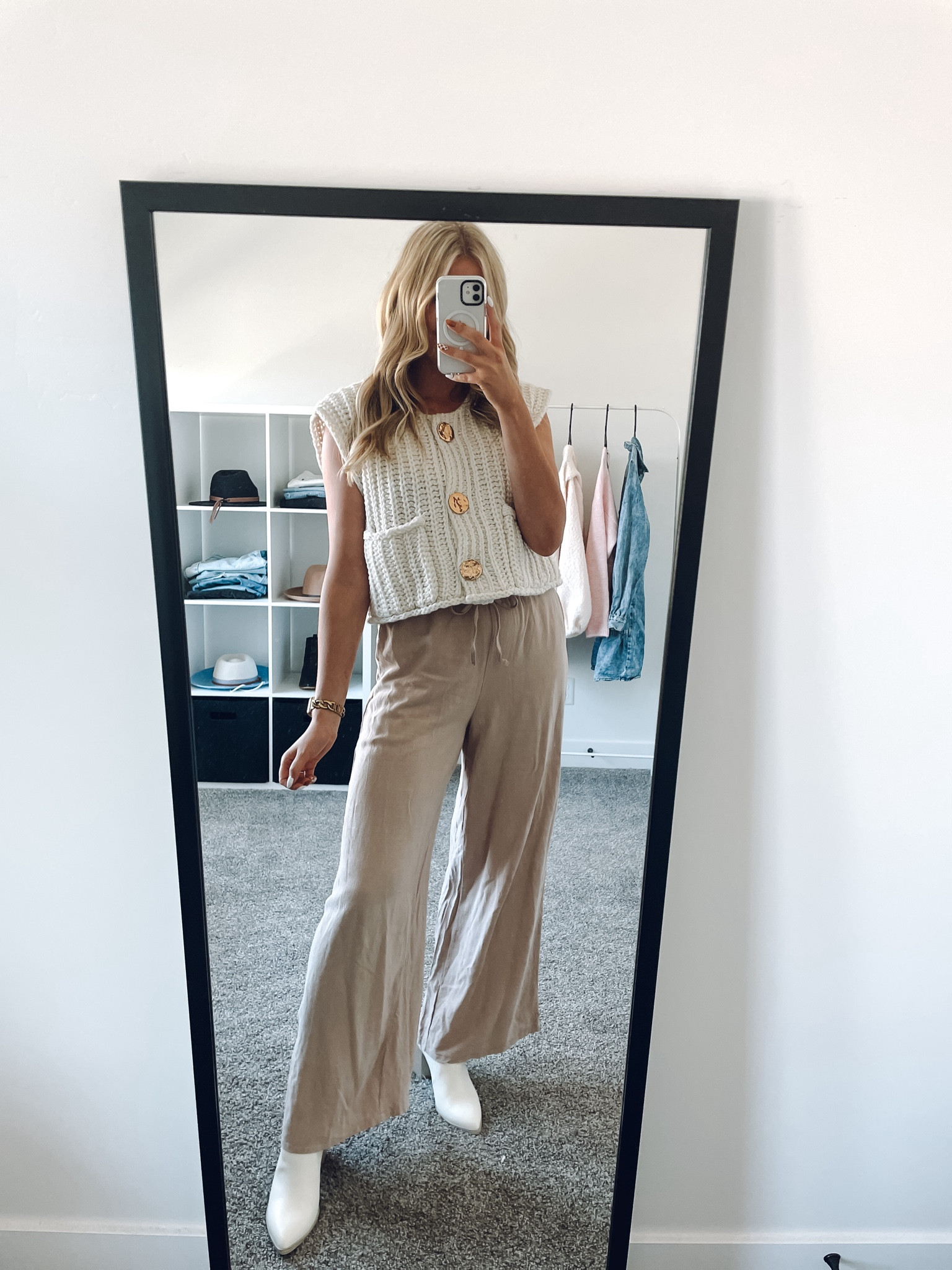 teacher outfit idea - viral knit top is worth the hype!! more colors! these pants are so comfy! these boots do have a higher heel but still comfortable if you like heels!

Top: wearing usual M
Pants: true to size
Boots: sized up half

| fall outfit | teacher outfit 

#LTKWorkwear #LTKFindsUnder100 #LTKSeasonal