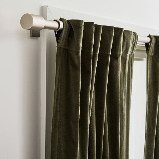 Cotton Velvet Blackout Curtain | West Elm (US)