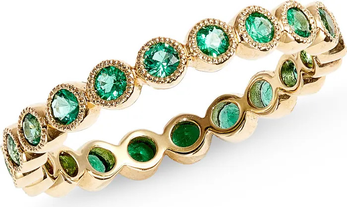 Bony Levy Feu Et Eau Emerald Eternity Ring | Nordstrom | Nordstrom