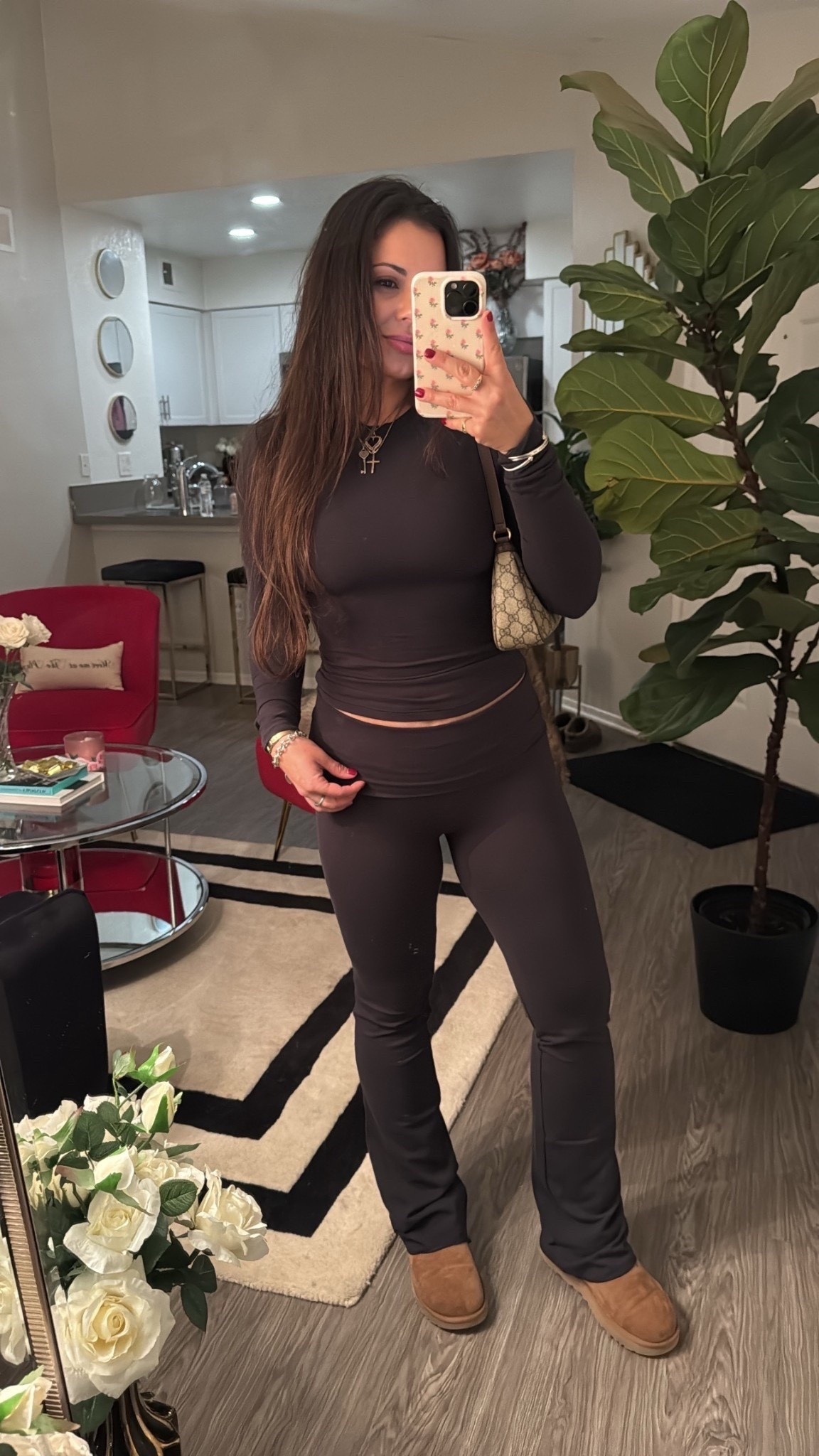 Skims foldover jersey pants 
Travel outfit
Airport outfit 
Under 100

#LTKootd #LTKTravel