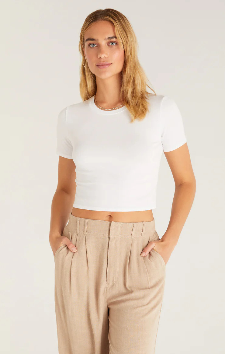 Pamela Cropped Tee | Z Supply