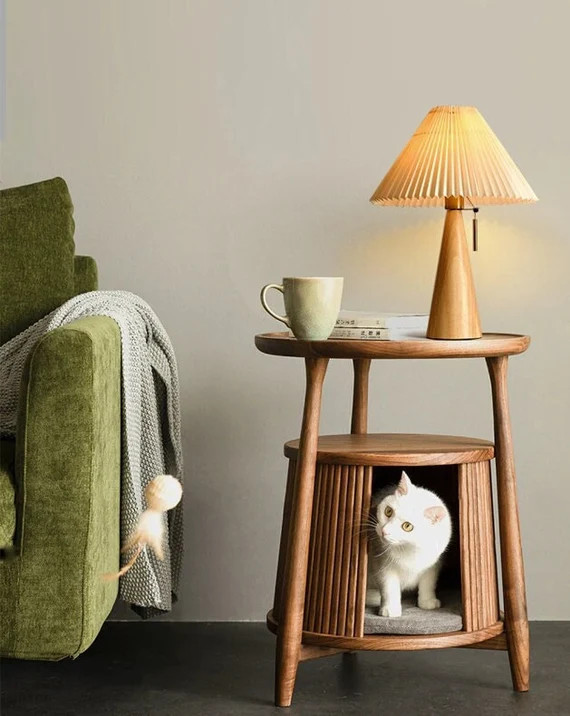 Pleated Table Lamphome Decorative Bedside Table - Etsy | Etsy (US)