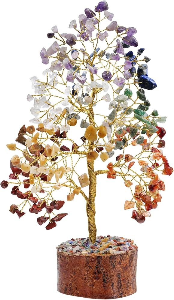 7 Chakra Crystal Tree For Positive Energy - House Warming Gifts New Home - Chakra Tree - Tree Of ... | Amazon (US)
