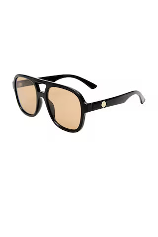 AIRE X Cleobella Whirlpool Sunglasses in Black & Tan Tint from Revolve.com | Revolve Clothing (Global)