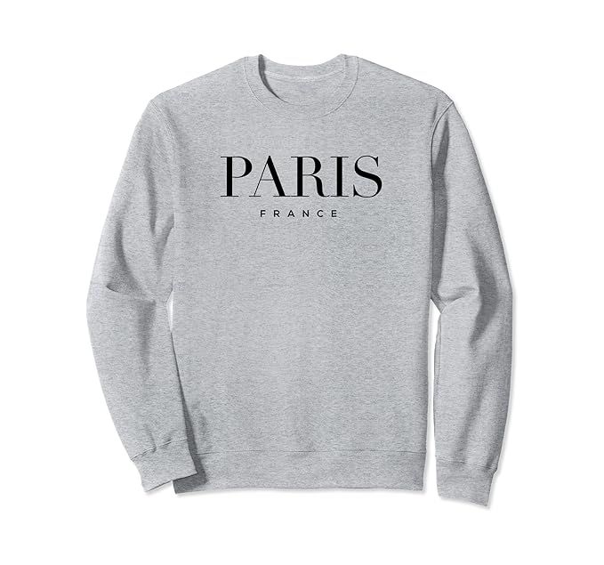 Paris France Graphic Sweatshirt Sweatshirt | Amazon (US)