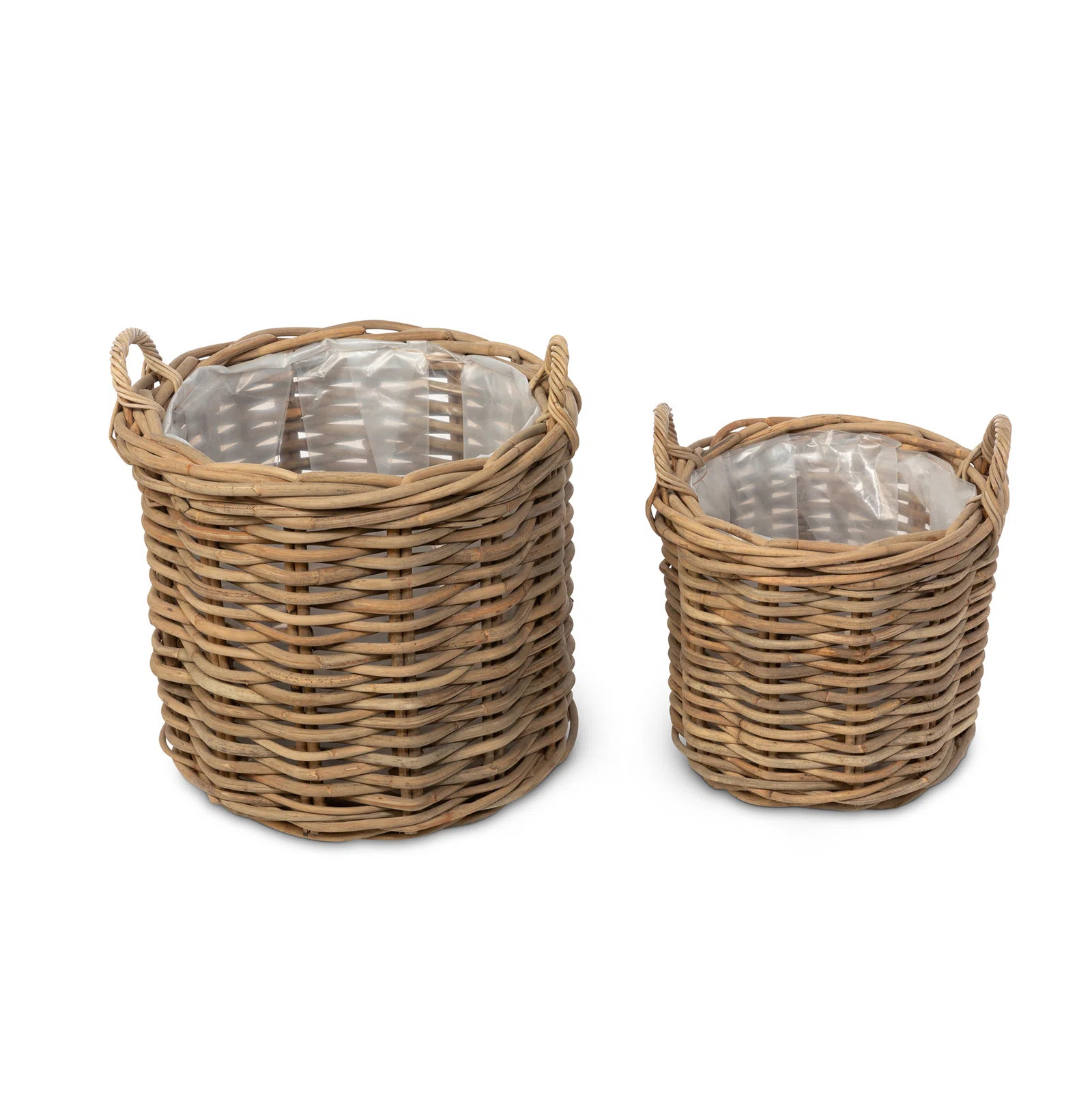 Hand Woven Willow Metal General Basket Set | Perigold