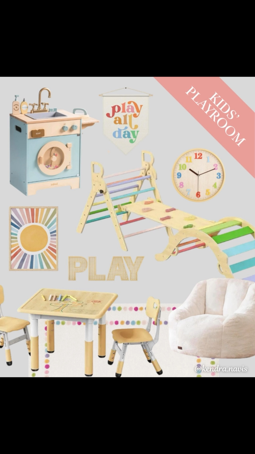 Colorful Kids’ Playroom ✨

Gender neutral kids’ playroom, toddler girl playroom, kids’ room, toddler bedroom, Montessori play, neutral playroom, toddler toys, toy storage, indoor activities for kids, kids table, kids bean bag chair, preschool decor, home daycare, kindergarten classroom decor, kids’ play kitchen, kids’ indoor Pikler play set, boho kids’ bedroom, toddler activities, climbing toys, home decor, colorful home decor, Wayfair finds, Target finds, Amazon finds, wooden playground, children’s toys, pastel kids’ decor, baby girl nursery

#LTKKids #LTKBaby #LTKHome
