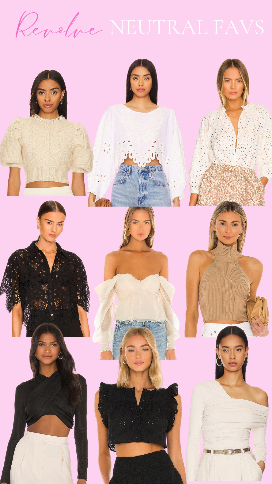 Current revolve neutral favs!!! 