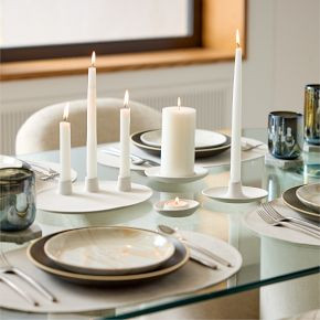 Dora Ceramic Candleholders | West Elm (US)